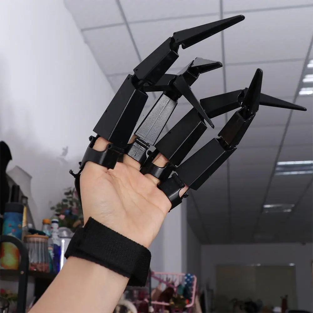 Halloween Halloween doigts articulés effrayant faux doigts gant de doigt 3D doigt articulé Cosplay squelette