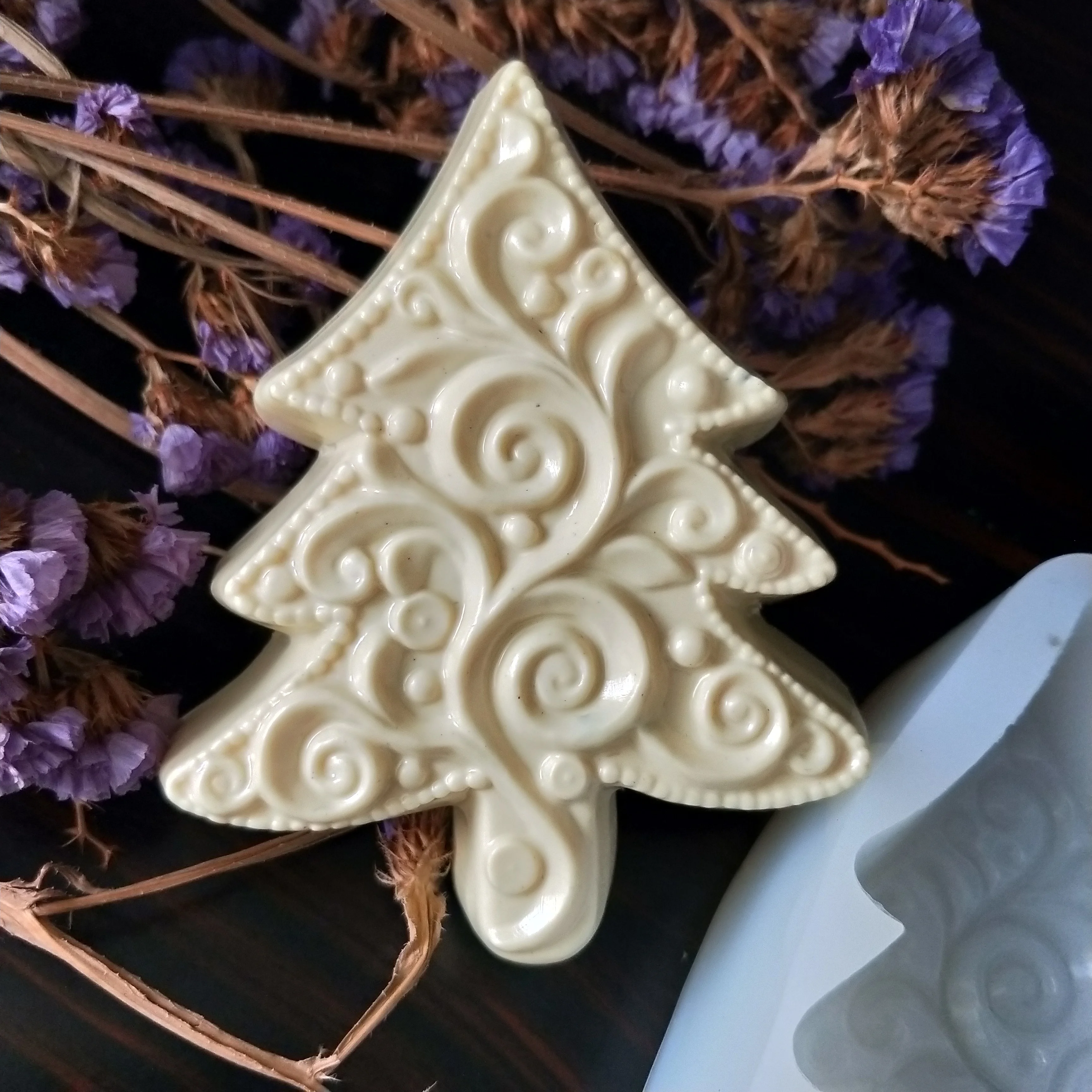Christmas Tree Shape Soap Mold, Silicone Mold for Cake Decorations, DIY Handmade Chocolate Molds, Baking Cake Tools image 6