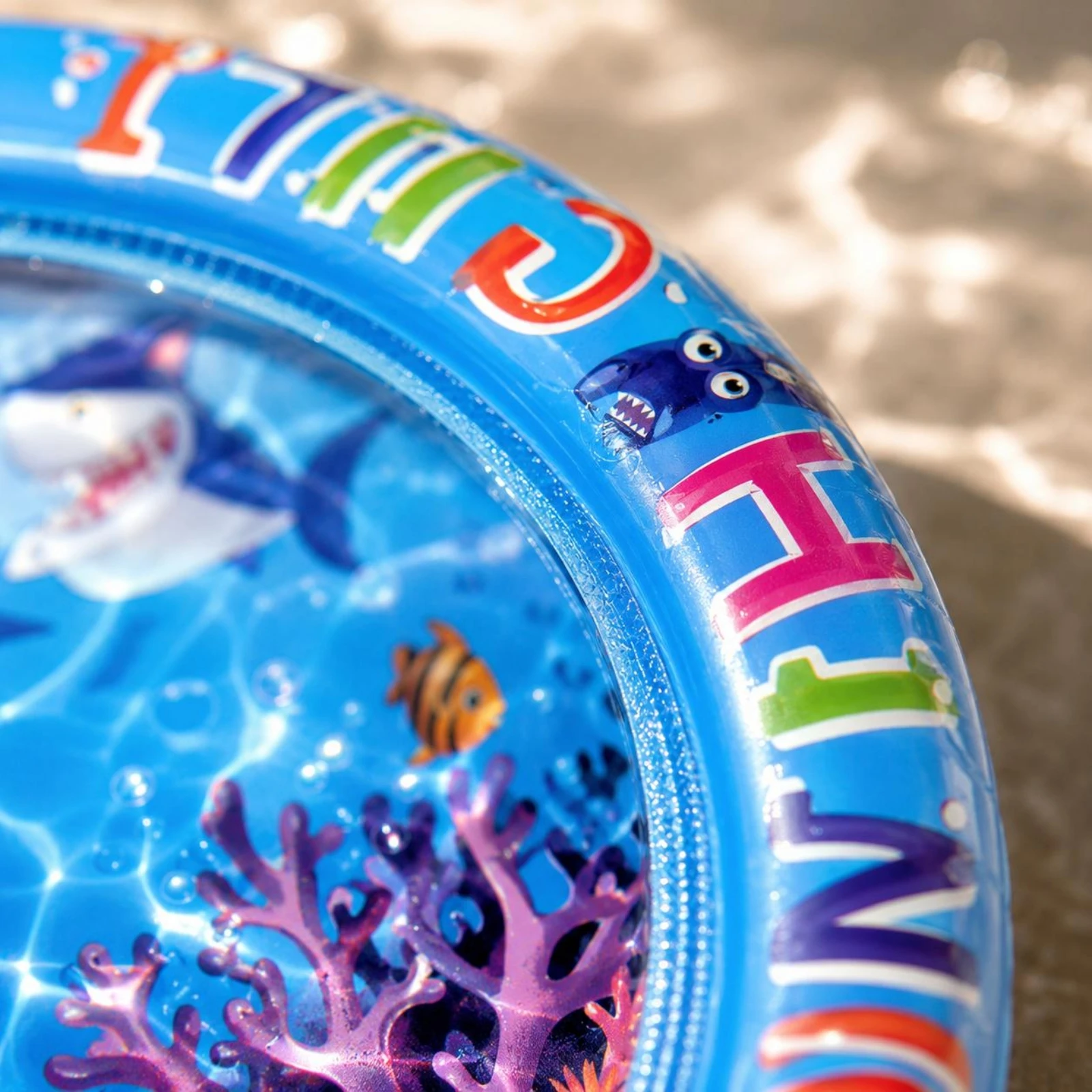 Shark Pet Water Bed Interactive Inflatable Pet Water Bed Inflatable Cooling Pad Portable Easy to Clean for Pets - view 5