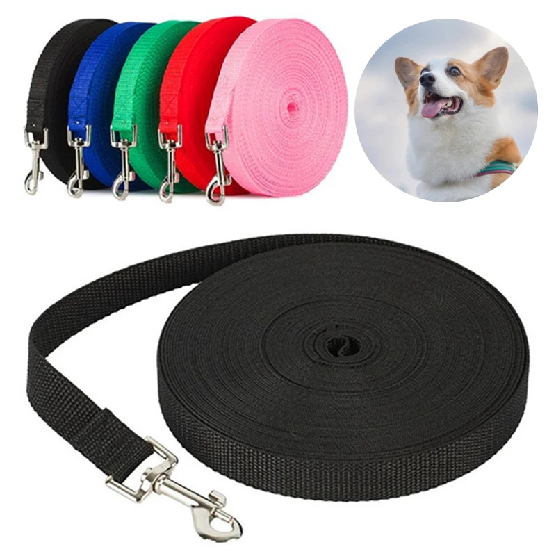 120cm outdoor travel strong dog rope reflective pet leash long lanyard walking leash puppy small size medium size large dog