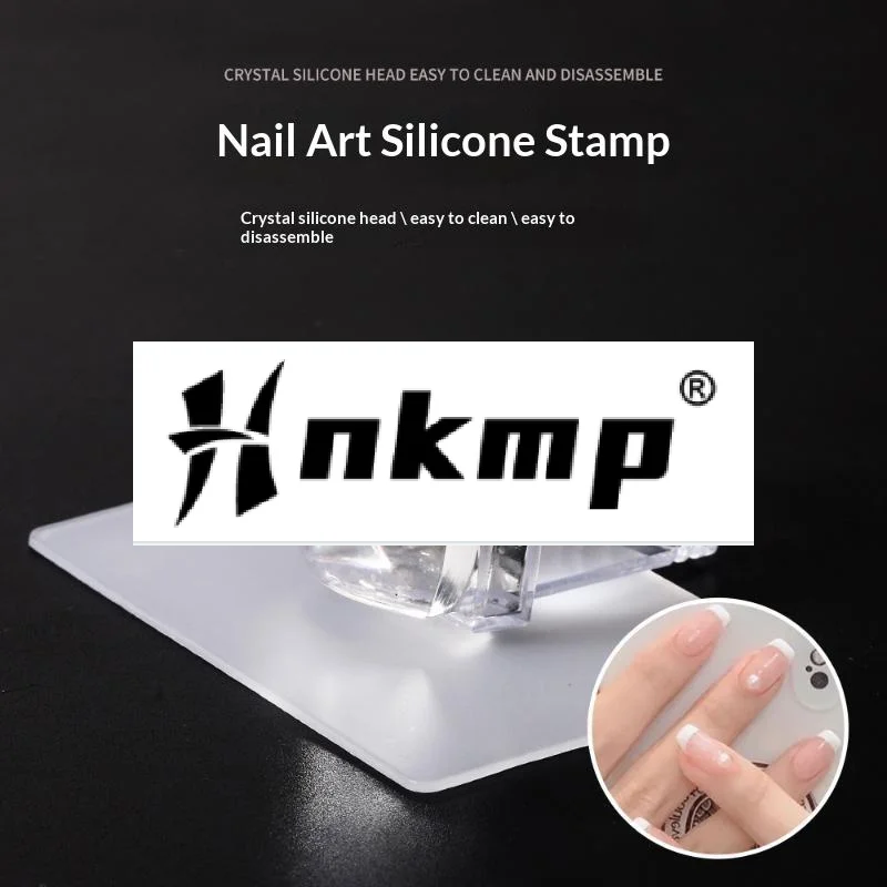 Rectangular Silicone Nail Art Stamper Set Includes Stamper Scraper Square Stamping Tool For Home And Salon Use