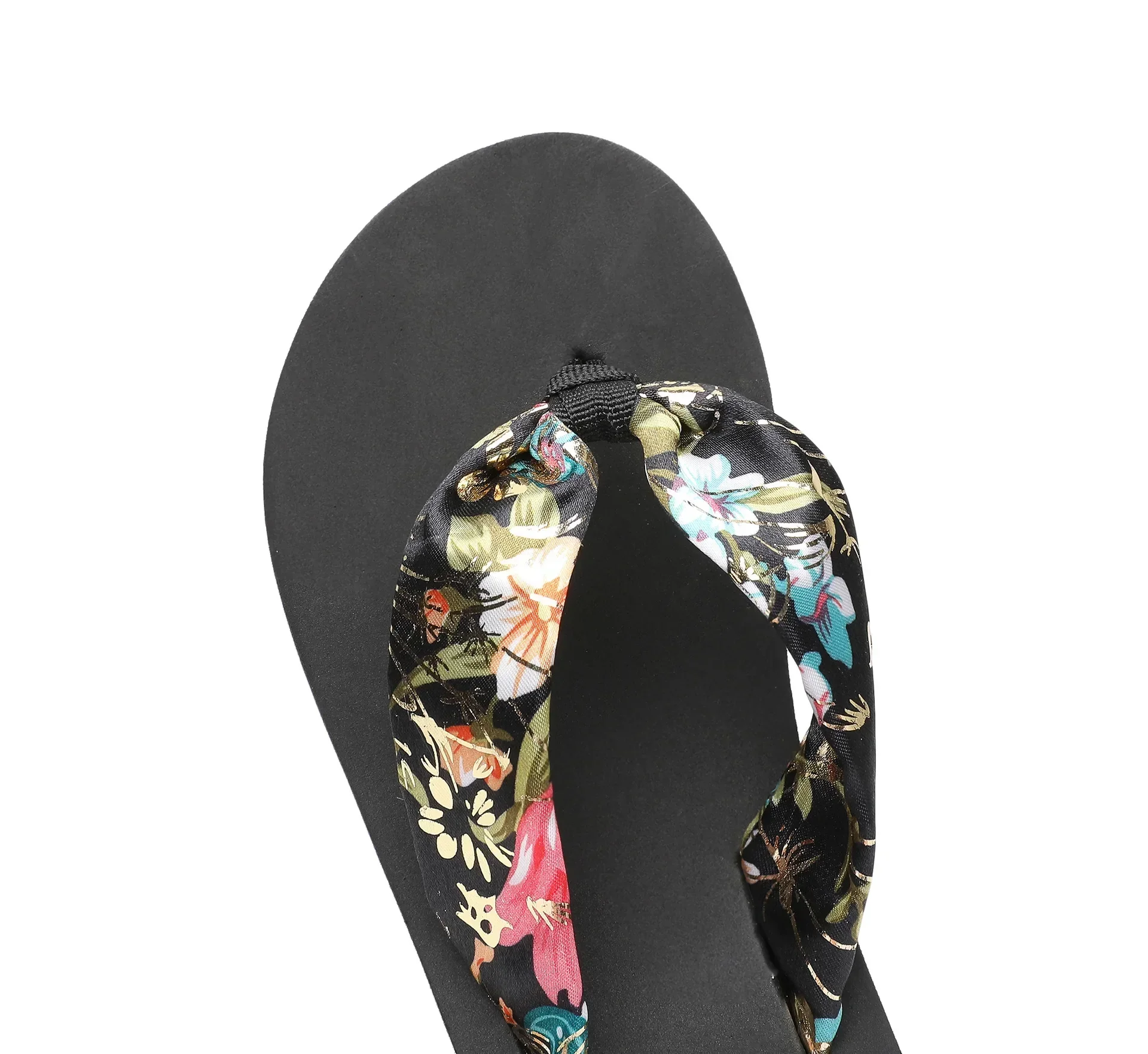 Damen Flip-Flops Sommer Strand Plateau-Slipper Lässige Outdoor-Keilsandalen Sommer Damenschuhe – Detail 35