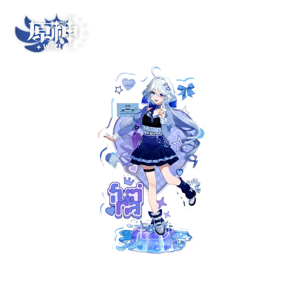 Yuanshen Acrylic Stand Furina Yae Miko Figure Display Game Goods Collection Desk Decor Ornament Kawaii Accesorios Friend Gift