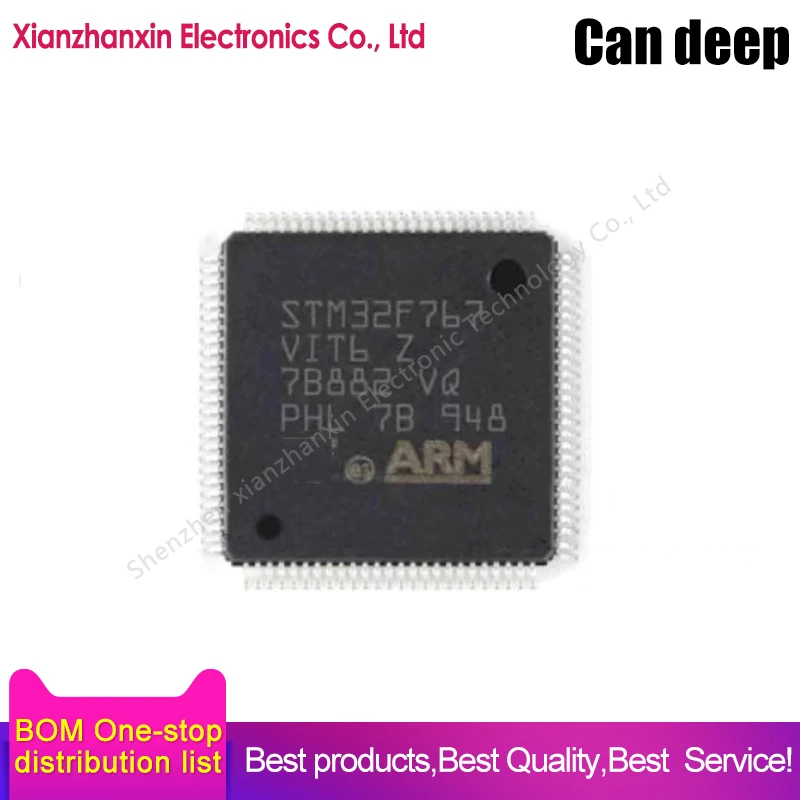 1PCS/LOT STM32F767VIT6 STM32F767 767VIT6 QFP100 Microcontroller chips in stock