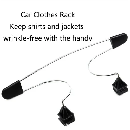 Imagen 2 del producto Colgador Universal para reposacabezas de asiento de coche, perchas de Metal para colgar en el vehículo, ropa, chaqueta, trajes, camisas, colgador de abrigo para coche, 1 Uds.