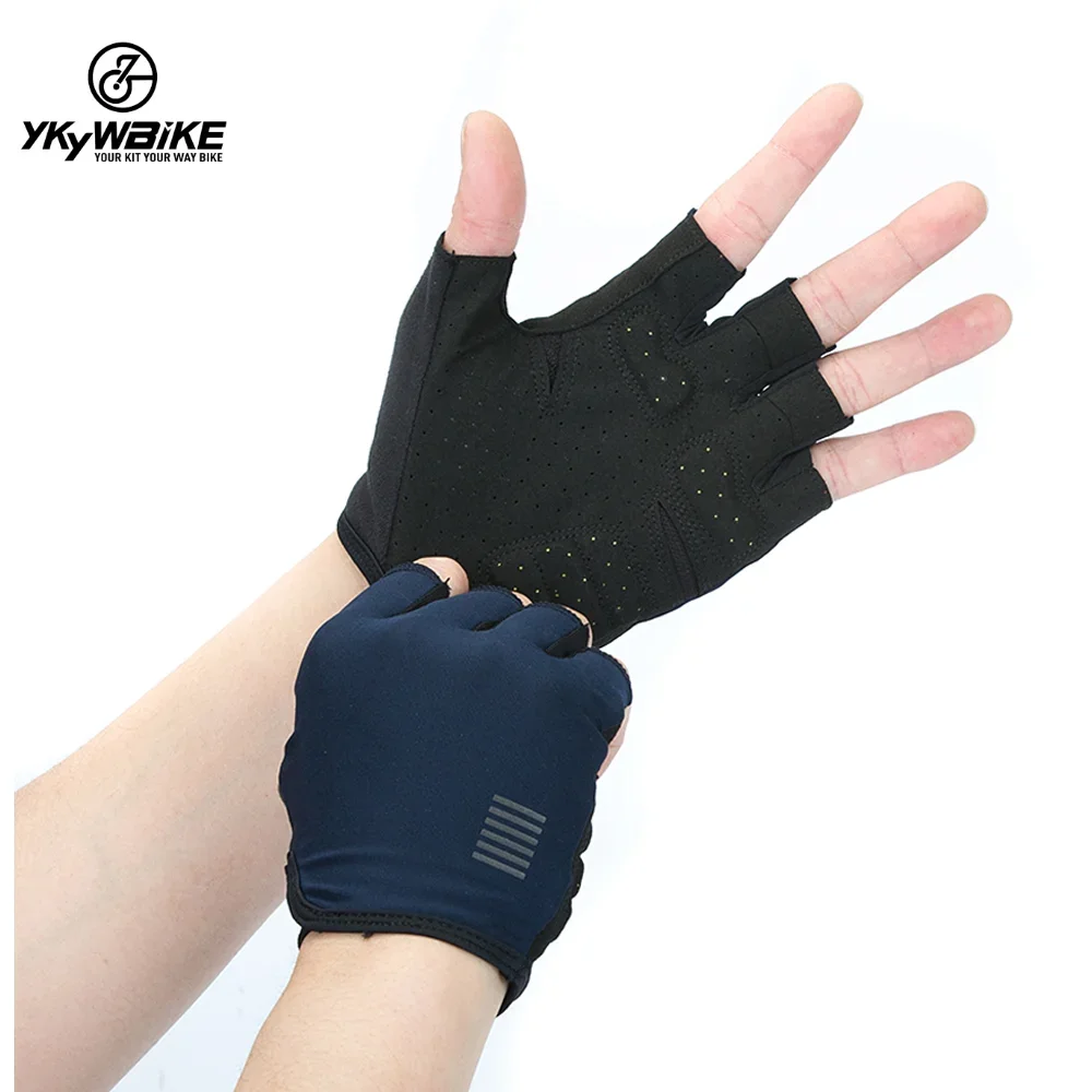 YKYWBIKE Cycling Half Finger Gloves XRD Bicycle Mittens - Racing Road Bike Glove for MTB Men Women