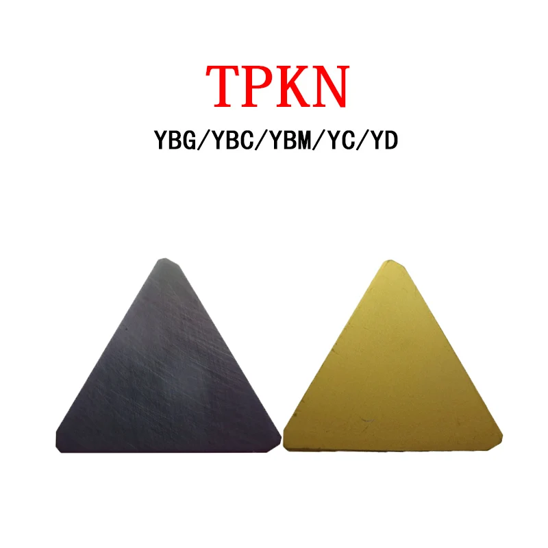 

10PCS TPKN1603 2204 TPKN Carbide Inserts TPKN1603PDSKR TPKN2204PDFR TPKN2204PDSKR YBC301 CNC Machine Center Lathe Turning Tools