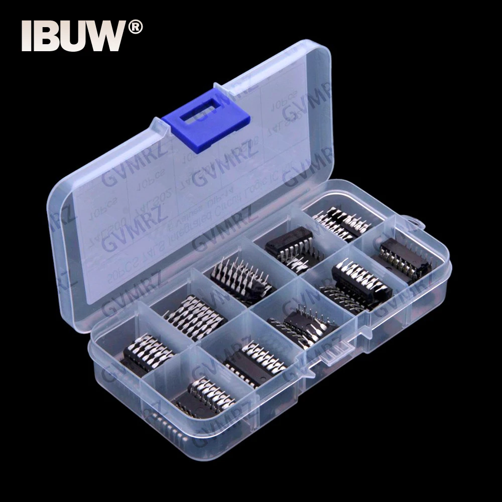 74LS00 74LS02 74LS04 74LS08 74LS32 DIP-14 Integrated Circuit DIP IC Combination Kit With Box DIP-14