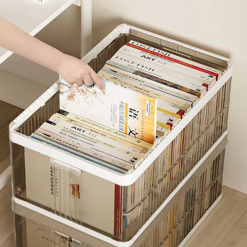 

For Clothes Storage Box Large Capacity with Lid Dustproof Pants Jeans Sweater Clothing Divider Closet Wardrobe Drawer Case