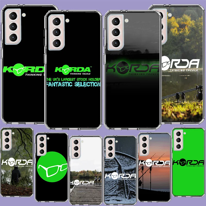 Korda Fishing Tackle Phone Case For Galaxy A15 A25 A35 A55 Samsung A10 A20E A30 A40 A50 A70 A11 A21S A31 A41 A51 A71 A9 A8 A7 A6