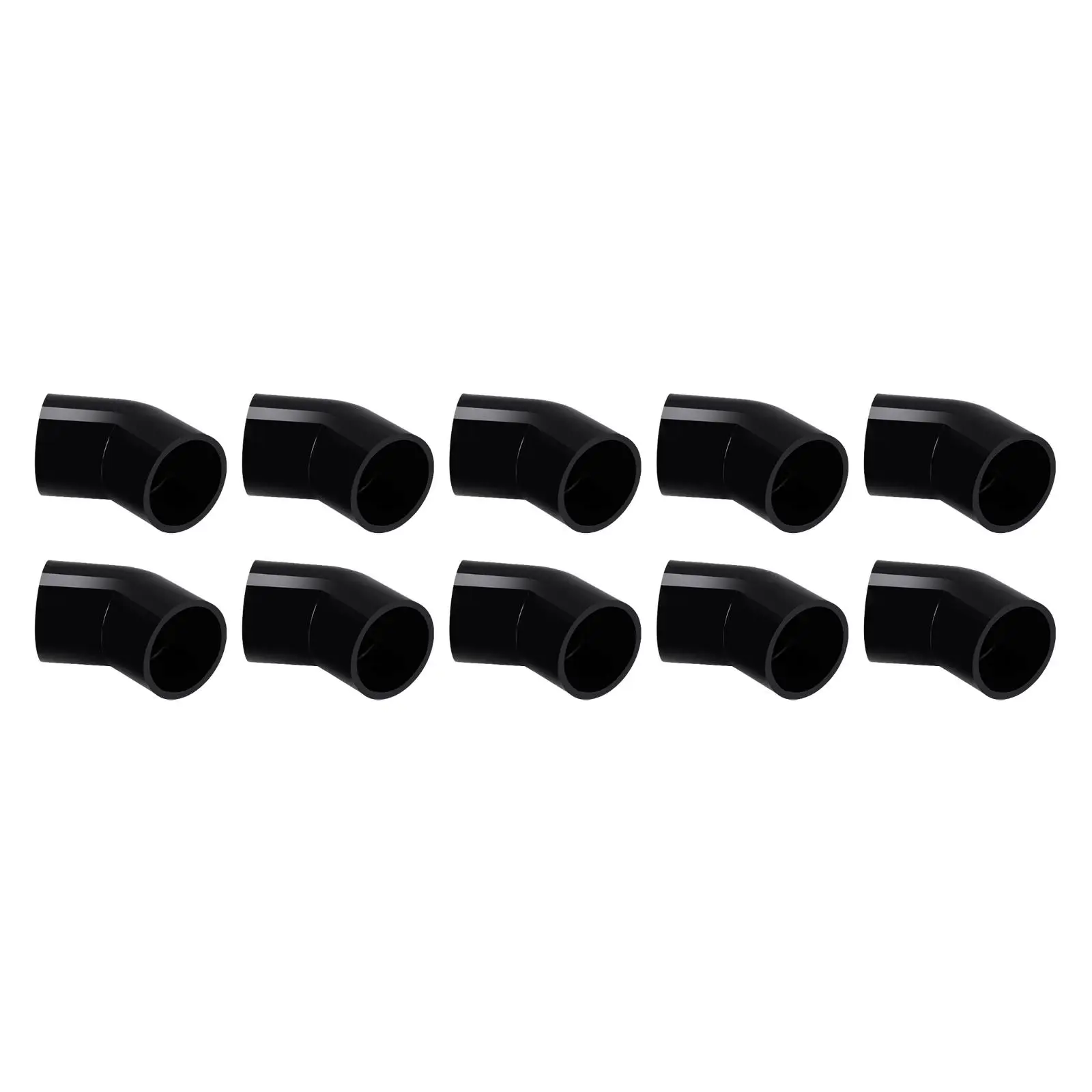 

10 шт., фитинги для труб из ПВХ, муфта, колено 45 градусов, изгибные соединители для мебели