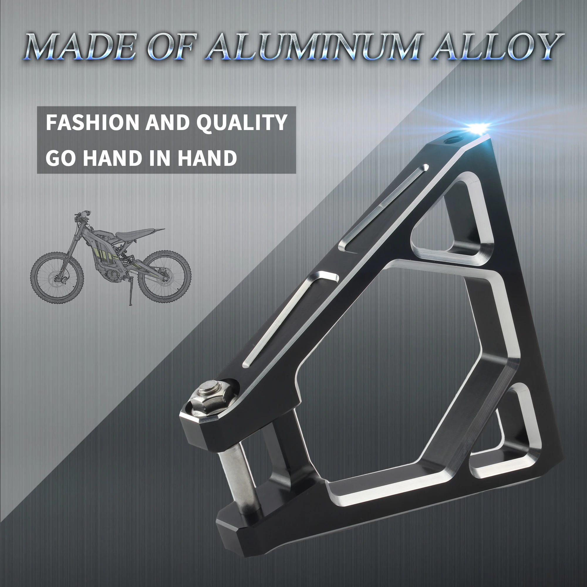 Electric Motorcycle Reinforced Shock Absorbing Tripod Rear Triangle Suspension Cradle For Sur ron Light Bee X Segway X160 X260