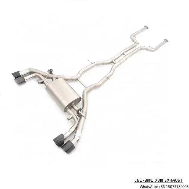 

Глушитель выхлопных газов из нержавеющей стали 304 для X3M 3.0L 2022, система Cat-back, усилитель звука выхлопа