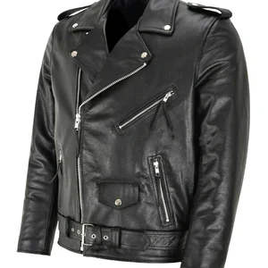 Men's PU leather jacket, slim fit jacket, fashion 8 Main Sales Men's Leather Blouse - №7