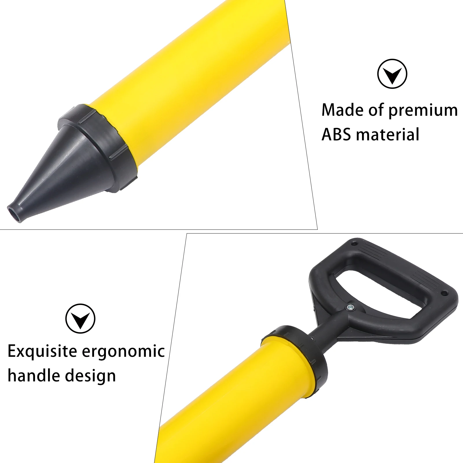 

1 set Yellow Wall Seam Jointer Grouting Tool Tile Cement Sprayer Brick Masonry Portable Mortar Applicator Device Epoxy for Grout