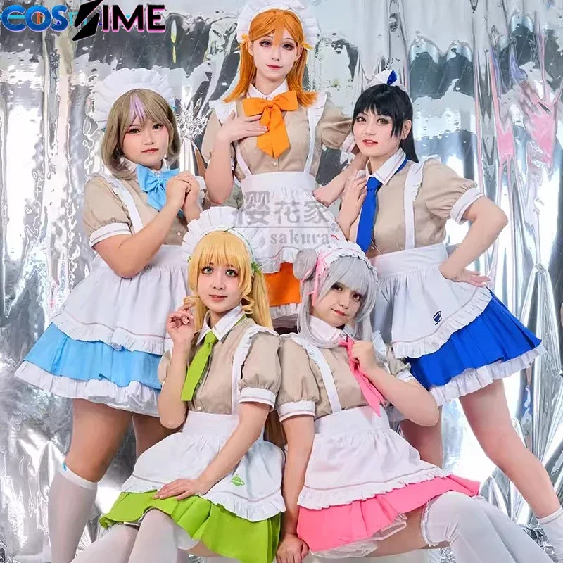 

Костюм для косплея LoveLive Superstar Liella: платье горничной Tang Keke, Arashi Chisato, Hazuki Ren, Shibuya Kanon. Милый женский наряд, изготовленный на заказ.