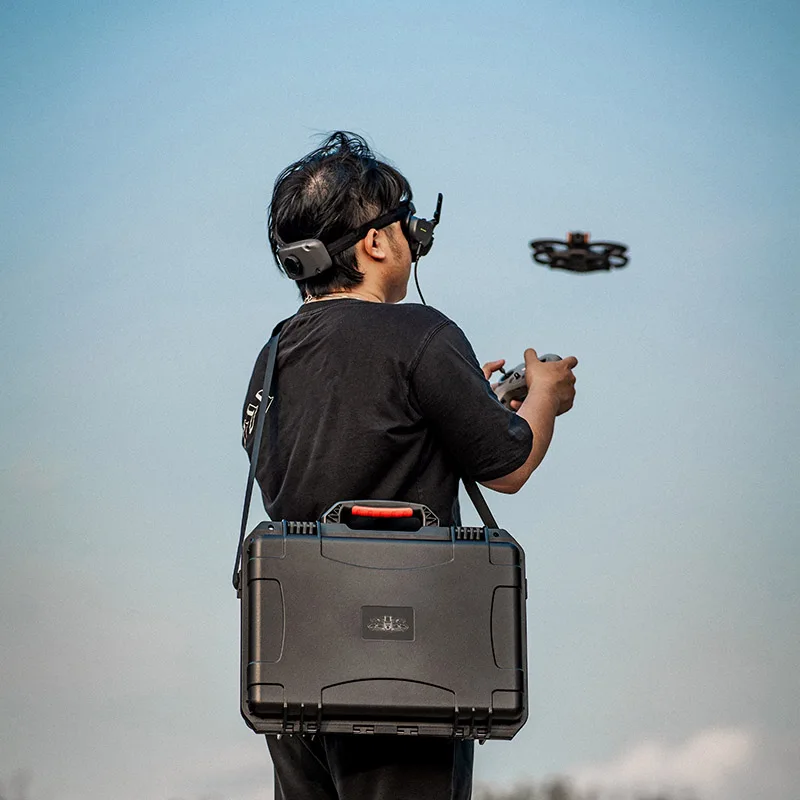 Hard Case for DJI Avata 2 Drone Accessory Controller Parts Waterproof Carrying Case for DJI Goggles 3