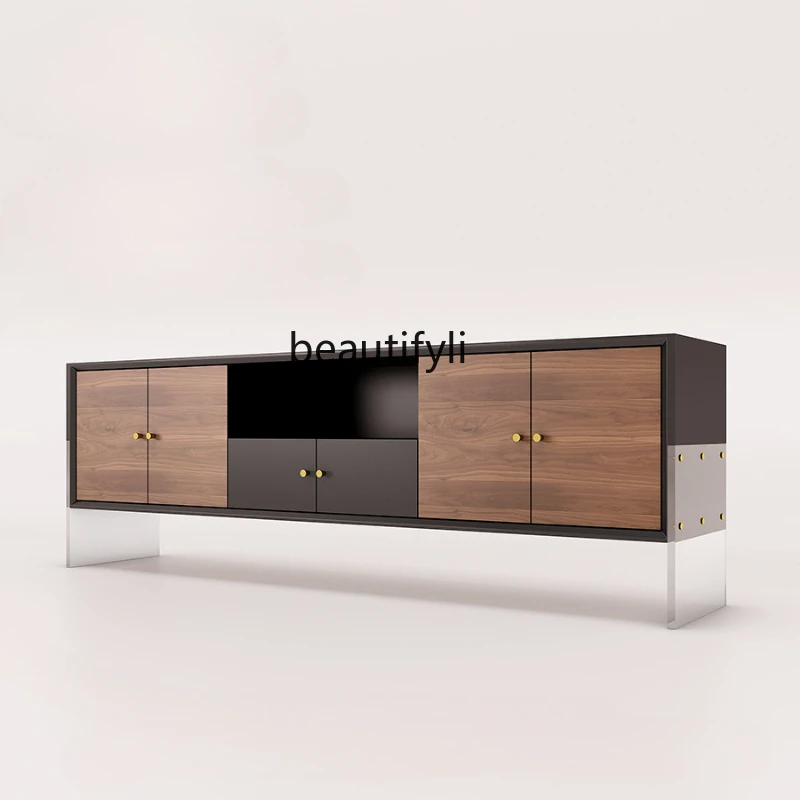 

TV Cabinet Living Room Home Floor Storage Locker Integrated Coffee Table TV Cabinet Combination New Floor Cabinet furniture