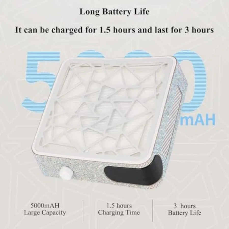 Collettore di polveri per unghie con aspiratore a ventola per unghie acriliche Uso in salone Design a diamante bianco Estrazione efficiente della polvere