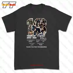 18 Years Of One Tree Hill Cast Signature Anniversary T-shirt Tee VMA3