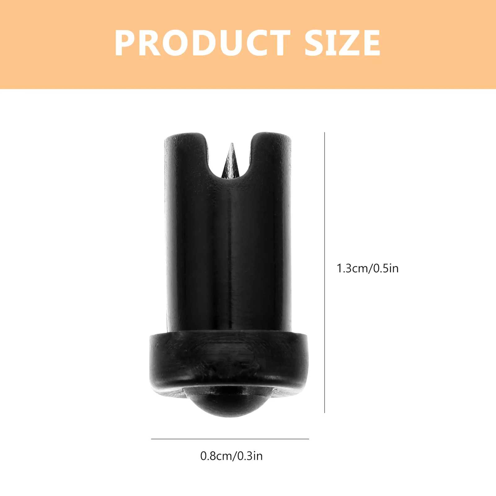 100 pçs garrafa de cola de cílios bico agulha anti entupimento pino fino acabamento adequado garrafas gerais cabeça de substituição de cola