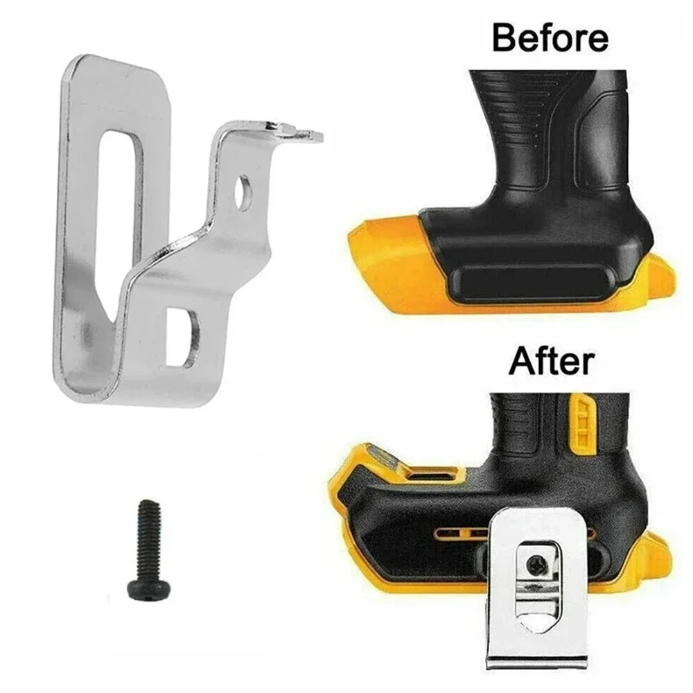 2PCS Electric Drill Belt Clip Hooks For DeWalt 20V Drill Driver N268241 N169778 DCD980 Hammer Impact Wrench Accessories