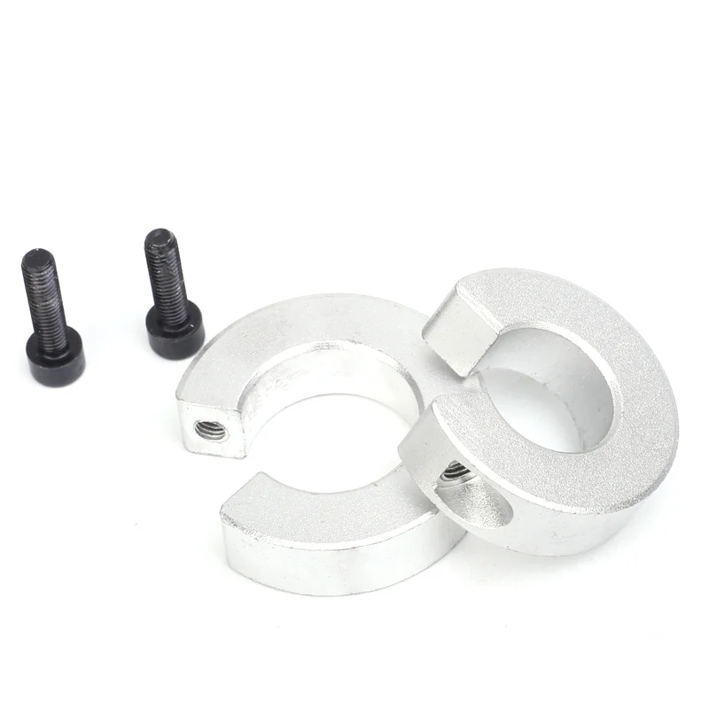 4pcs SBR12 SBR16 Linear Rail Stop Collars Aluminum Alloy Shaft Limit Fixing Rings CNC Parts Tool Linear Rail Shaft Stop Collars - Image 4