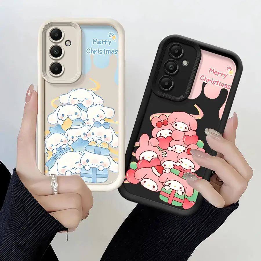 Custodia per telefono per Samsung Galaxy A32 A14 A36 A33 A26 A22 A34 A56 A23 A12 A16 A24 A13 Cover morbida Cartoon Sanrio Melody
