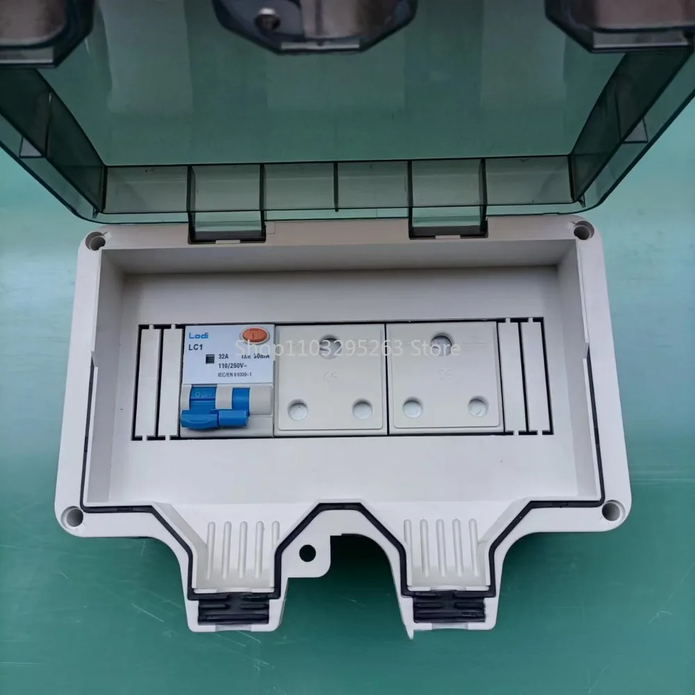 Passive leakage protection, overload protection, short circuit tripping control protection, American standard socket box