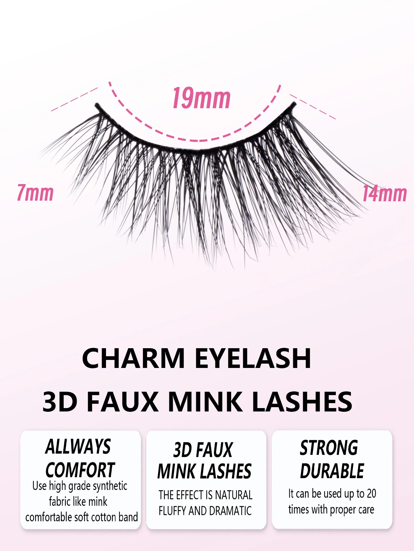 10 Pairs Half Eyelashes Natural New Faux Mink Cat Eye Lash Wispy Fluffy Soft False Lash Extension Makeup Tool