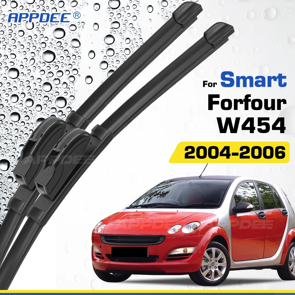 

APPDEE для Smart Forfour W454 2004-2006, силиконовые и резиновые щетки стеклоочистителя, щетки для лобового стекла, оконные щетки