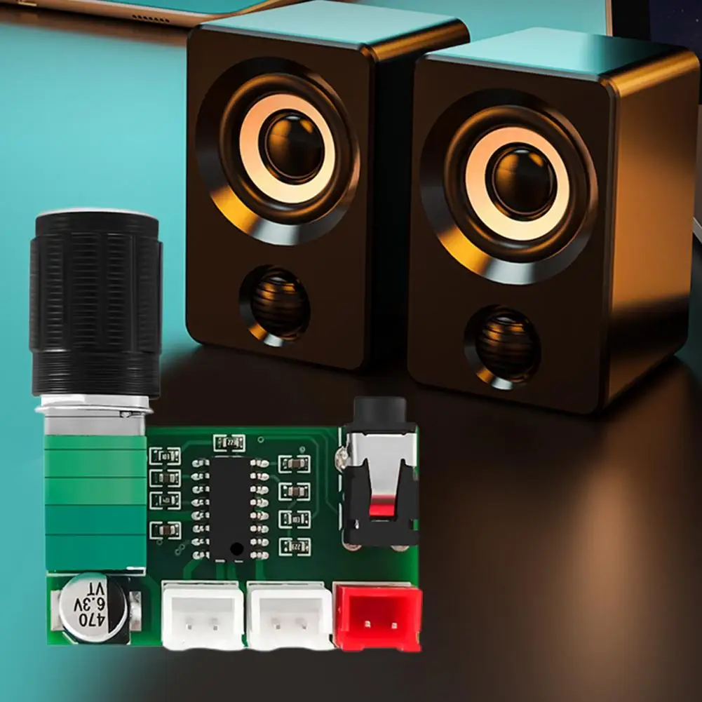 Placa de amplificador de áudio digital, XH-A157, DC 5V, canal duplo, carregamento USB, sensível, DIY