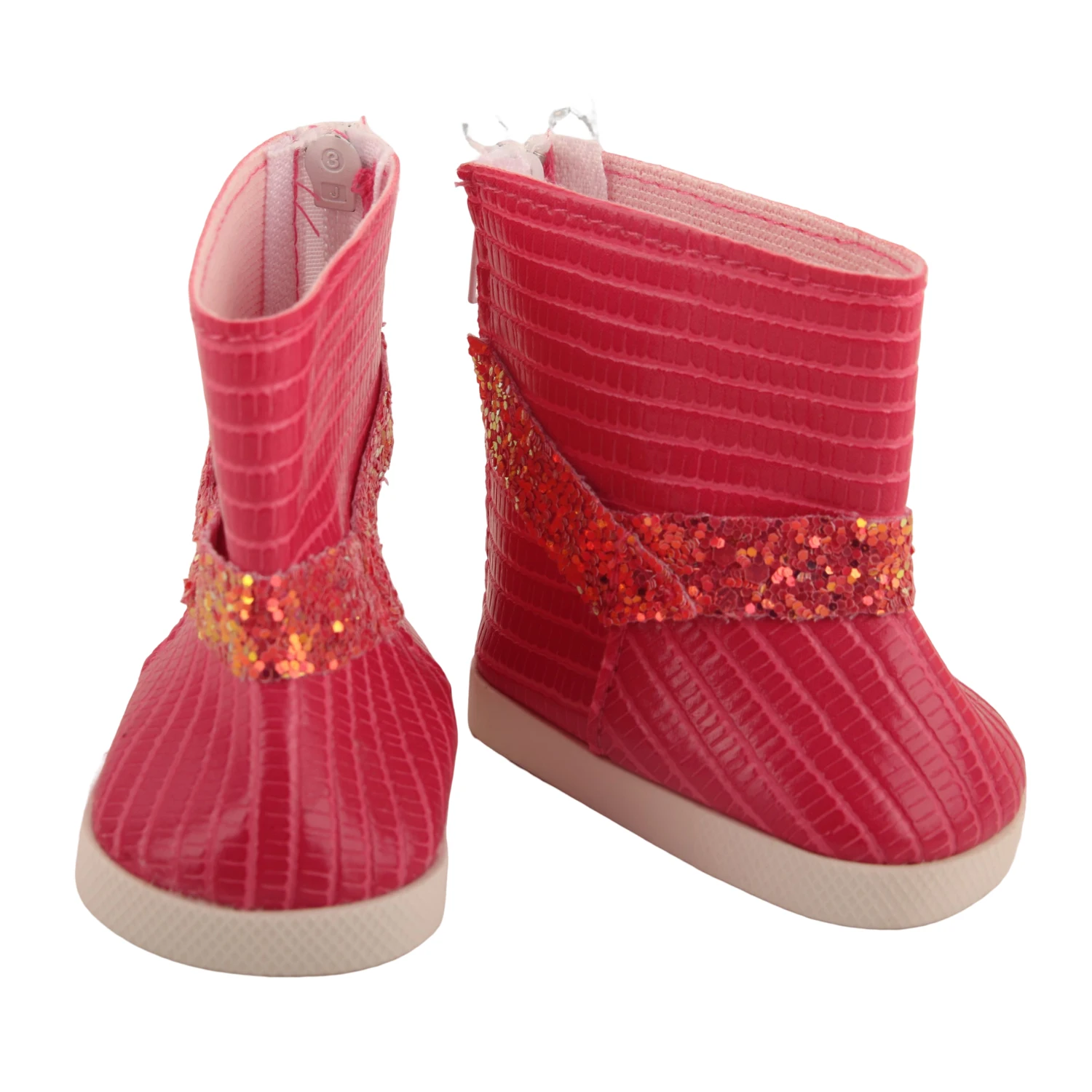 Girl's Our Generation Boneca Botas, Acessórios para Roupas, Brinquedos para Meninas, 43cm, Americano, 7 cm, 18 Polegada, Presente