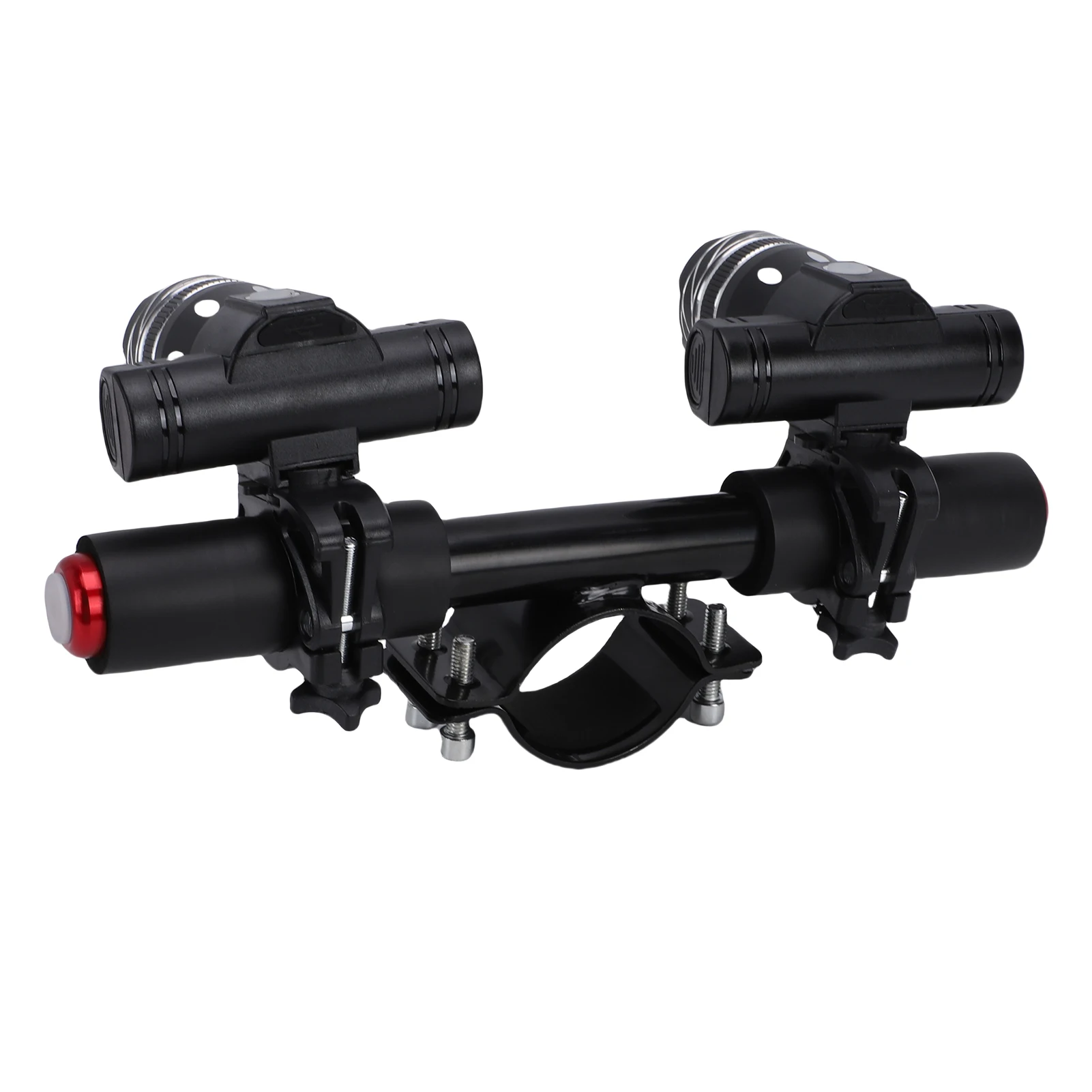 

Scooter Handlebar Headlights Aluminum Alloy USB Rechargeable Bike Front Lights for 45-52mm/ 1.77-2.05inch Pole Diameters