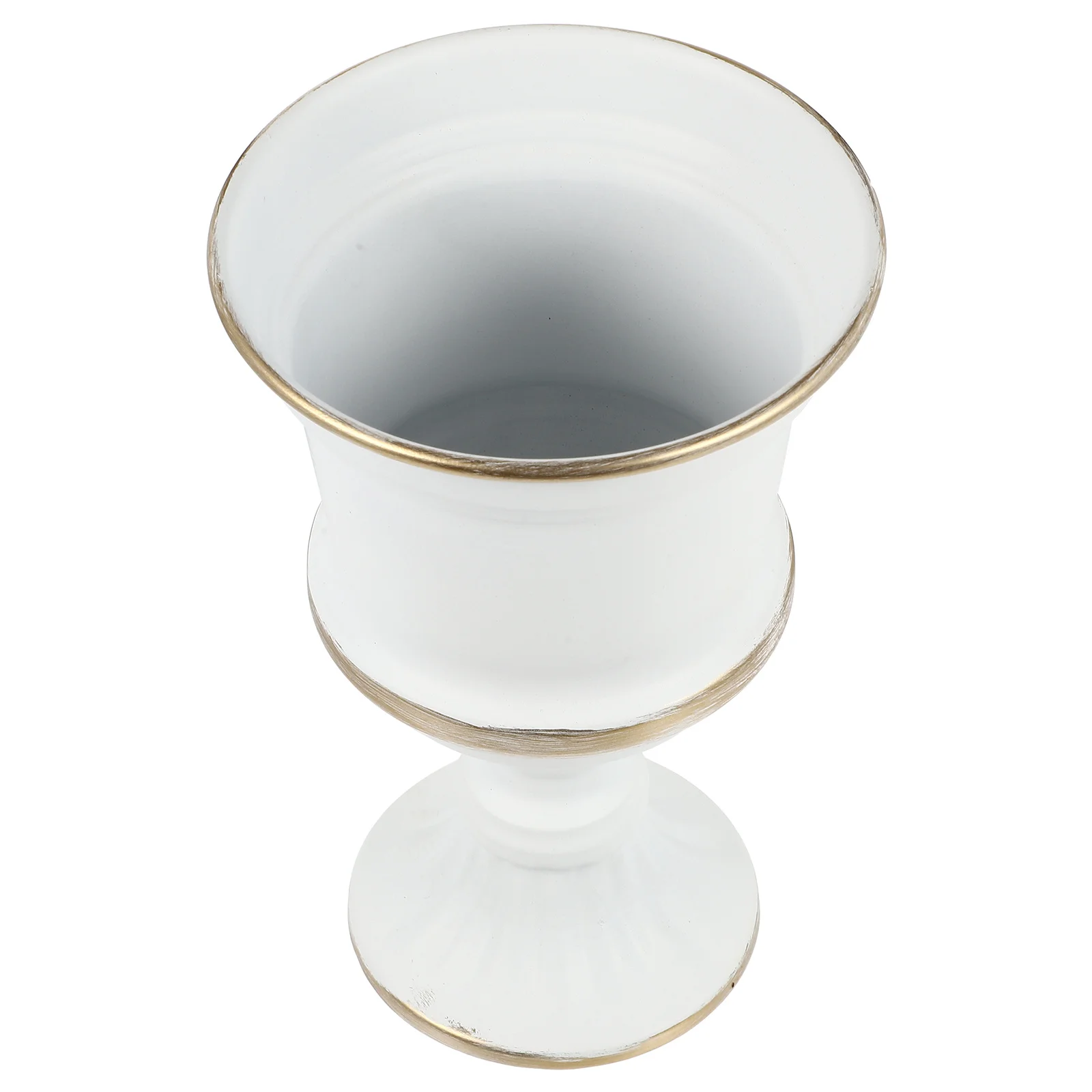 

1Pcs Floral Vase Metal Flower Arranging Pot Simple Design for Home Garden Office Decor Wedding Centerpiece Household Flowerpot