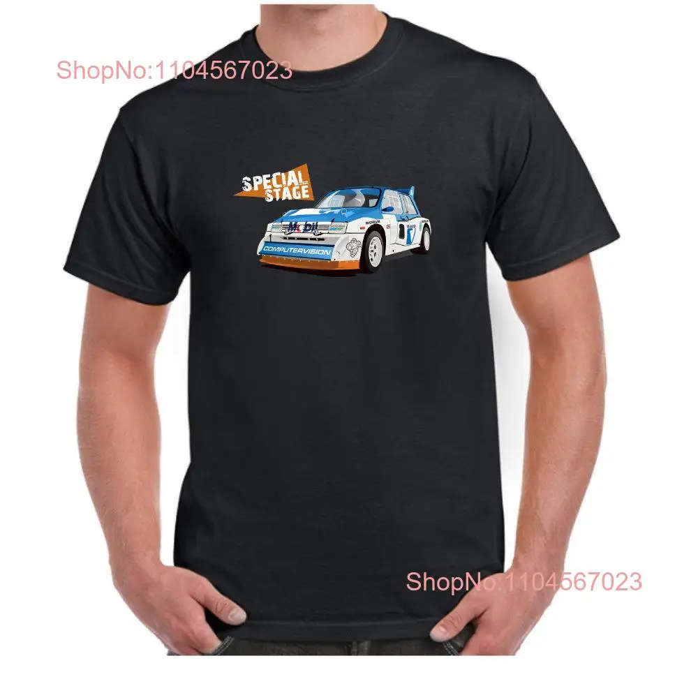 

Special Stage 6R4 T Shirt Rally TV Rallying Funny Birthday Anniversary Present long or short sleeves