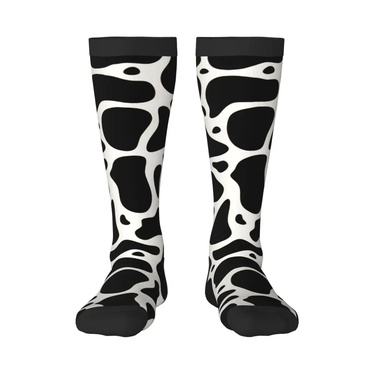 

Гольфы до колена с узором из коровьей кожи, носки для взрослых, чулки