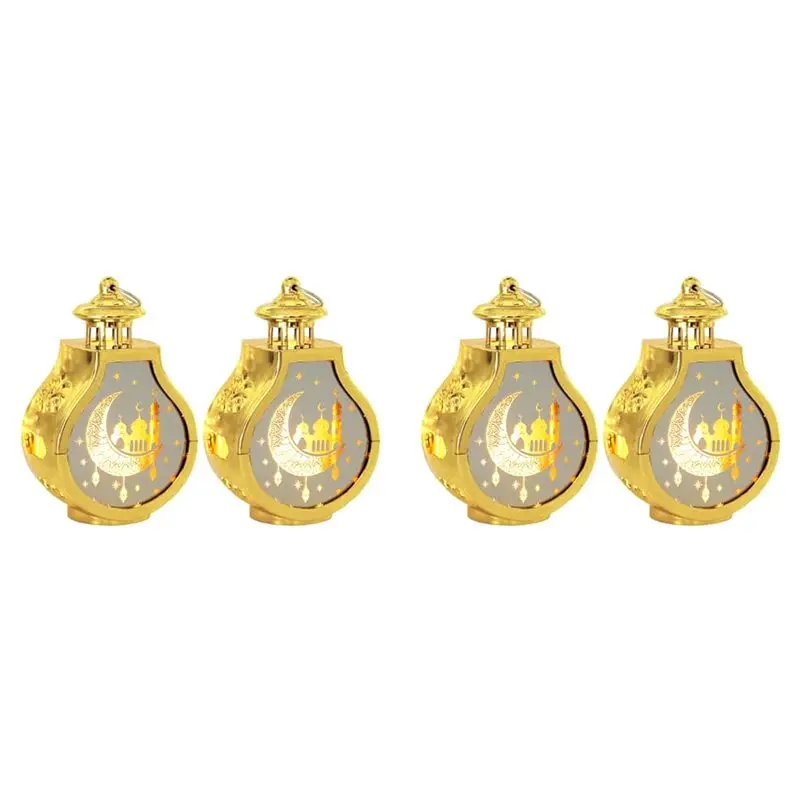 4 Pcs Ramadan Lante…