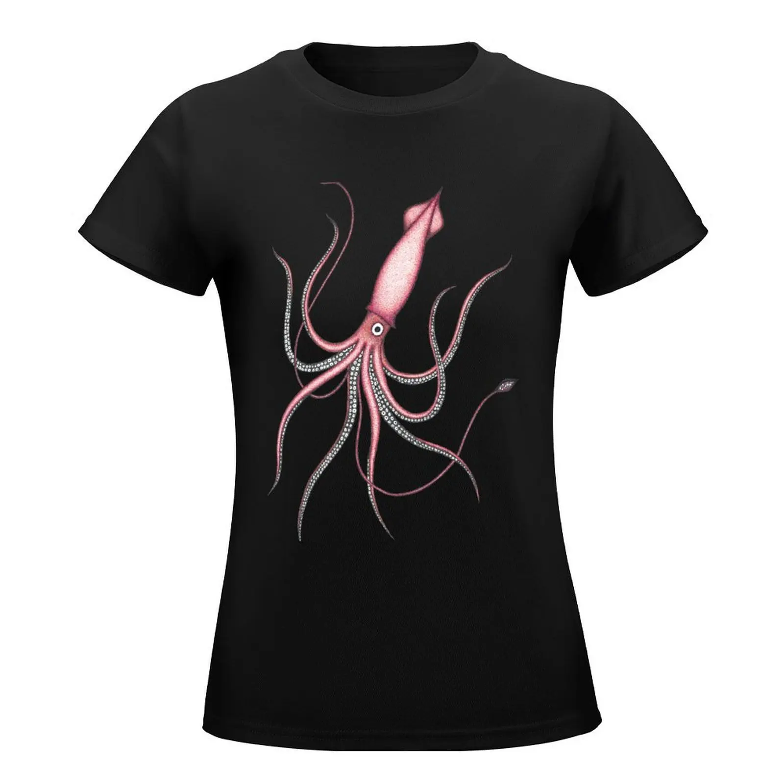 Giant Squid T-Shirt shirts graphic tees customs summer top designer clothes Women luxury