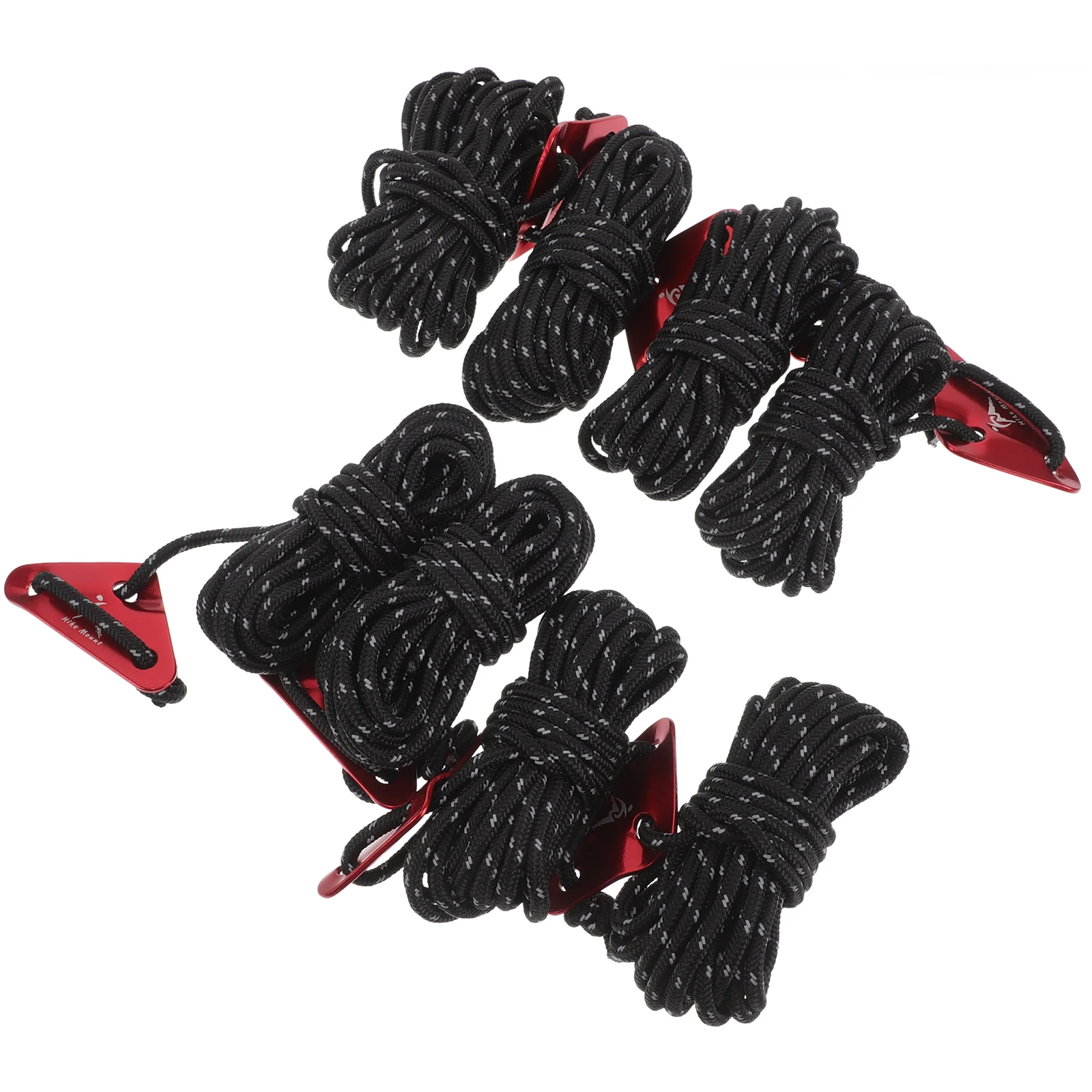 

8Pcs Reflective Tent Rope Windproof Camping Cord Adjustable Length for Tarp Canopy Secure Fastening in All Weather