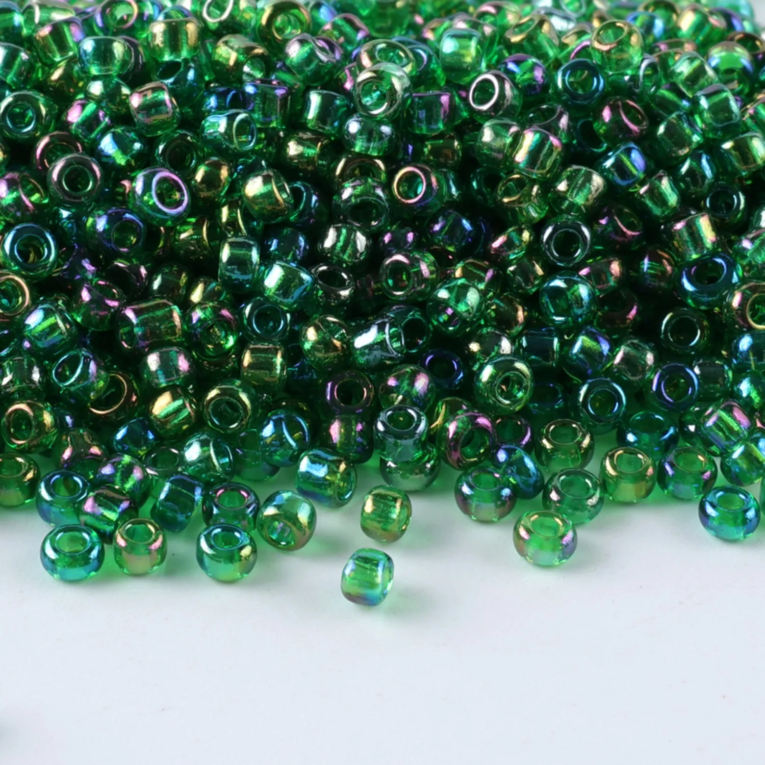 Domestic CJ 11/0 Transparente Farbige Hochwertige Rocailles-Perlen 10g/Röhrchen Geeignet für Alle Arten von DIY-Bastelarbeiten, etc. – Detail 21