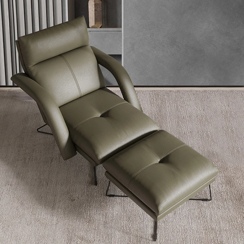 Accent Living Room Chairs Handrail Salon Recliner Modern Lounge Living Room Chairs Office Fauteuils De Salon Replica Furniture