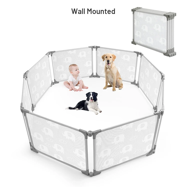 Foldable Protection Large Baby House Activity Center Kids Play Yard Fence Children Play Pen
