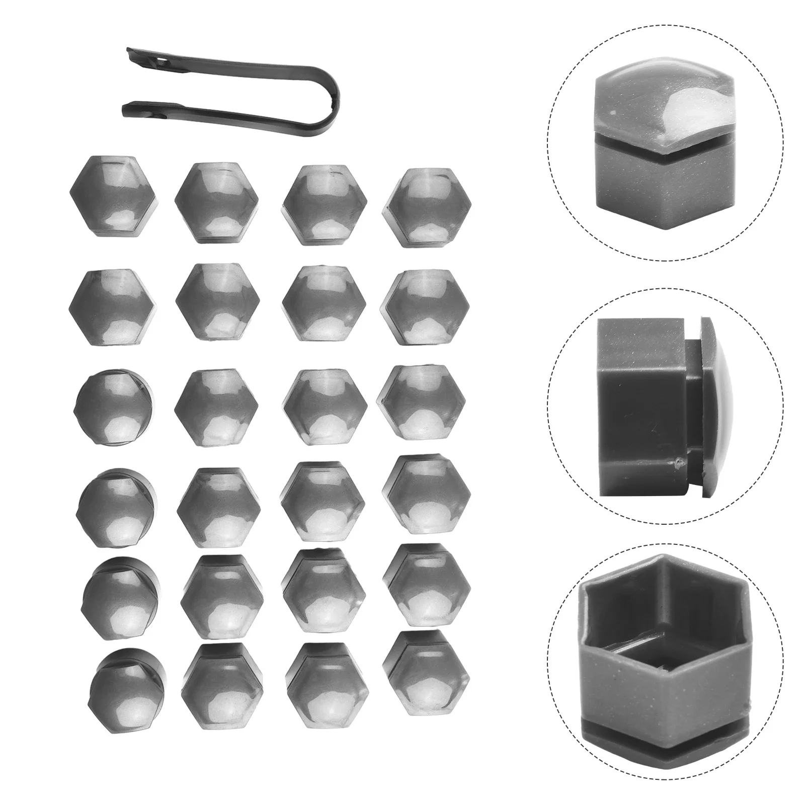 24PC 22mm Nakrętka koła samochodowego Osłony ochronne piasty opony do Opla Insignia Insignia 2010-2017 Dekoracja zewnętrzna