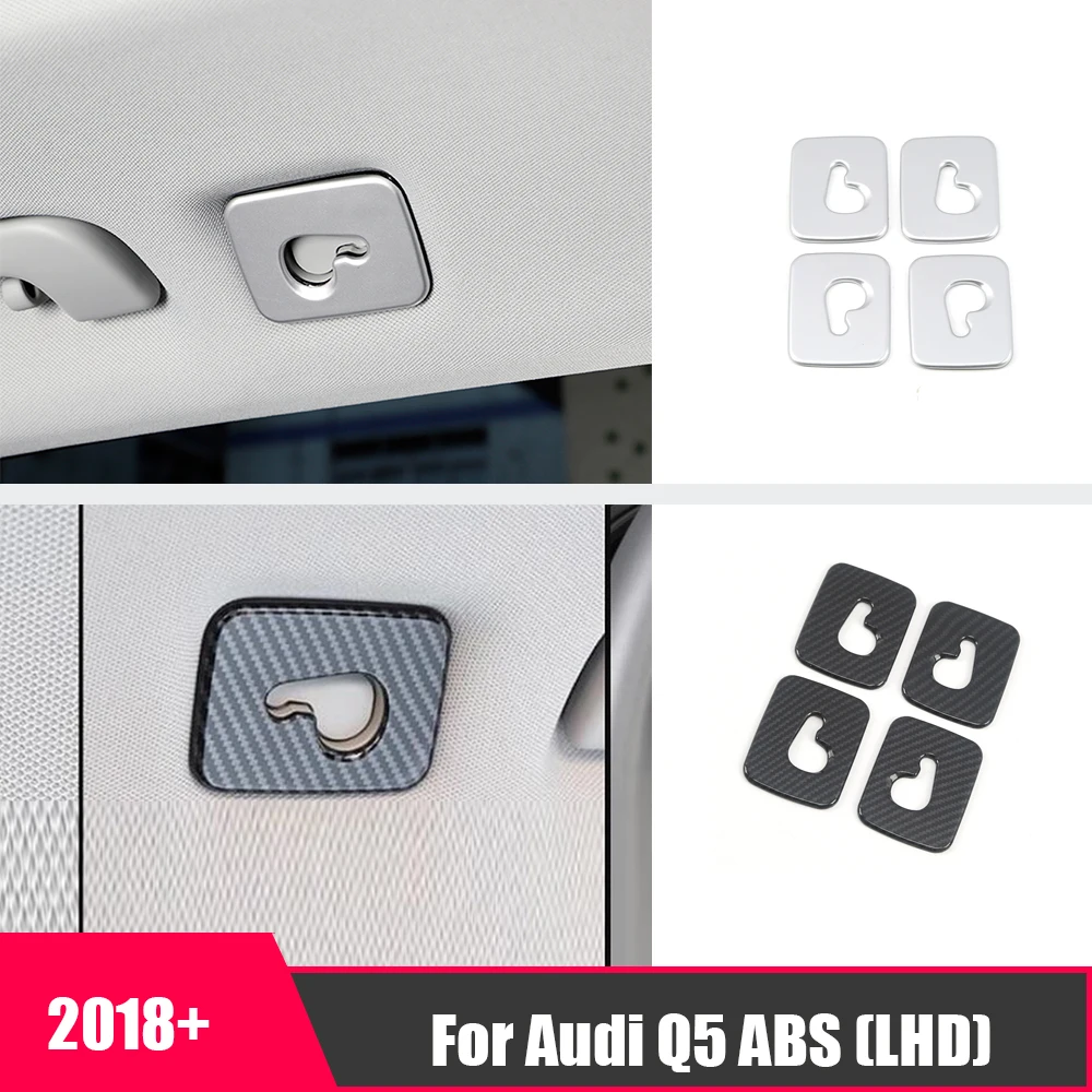 

For Audi Q5 2018 2019 2020 2021 2022 ABS Matte Car Rear roof hook reading light sequins Cover Trim Auto styling accessories