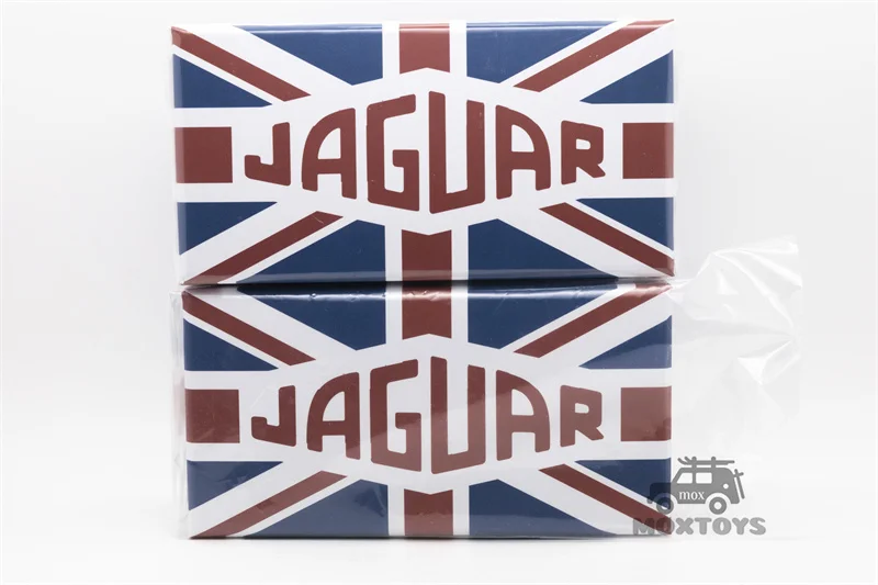 GFCC 1:64 재규어 E-타입 유니온 플래그 다이캐스트 모델 자동차