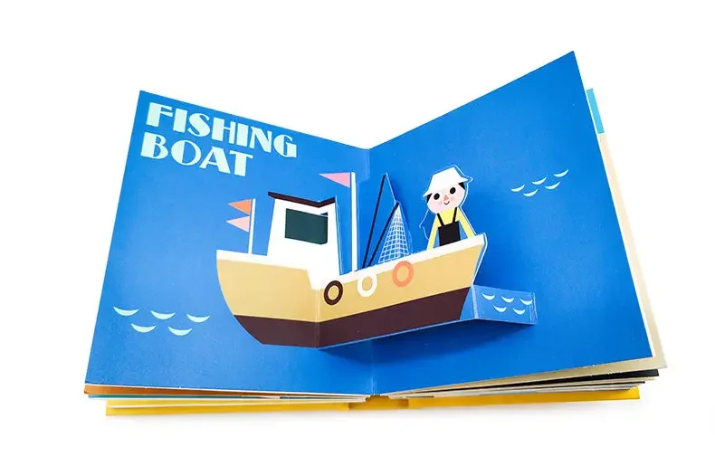 Pop up Ocean,Baby Children's books aged 1 2 3, English picture book, 9781406365092