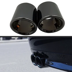 Exhaust Muffler Tip For BMW F18 F10 F11 E60 E61 E39 528i 530i 535i 535d  Exhaust Tip Black Muffler Nozzle Tail Throat Decoration