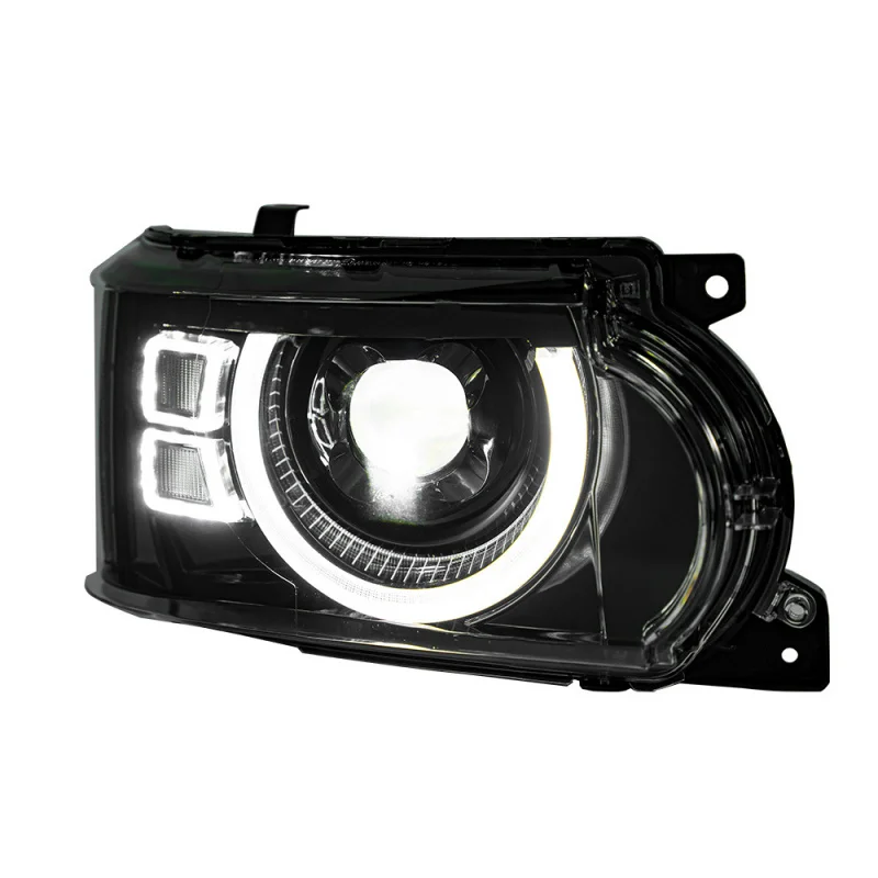 Suitable For 10-13 Range Rover Sport Assembly Modified Defender Style LED Lens Headlight Daytime Running