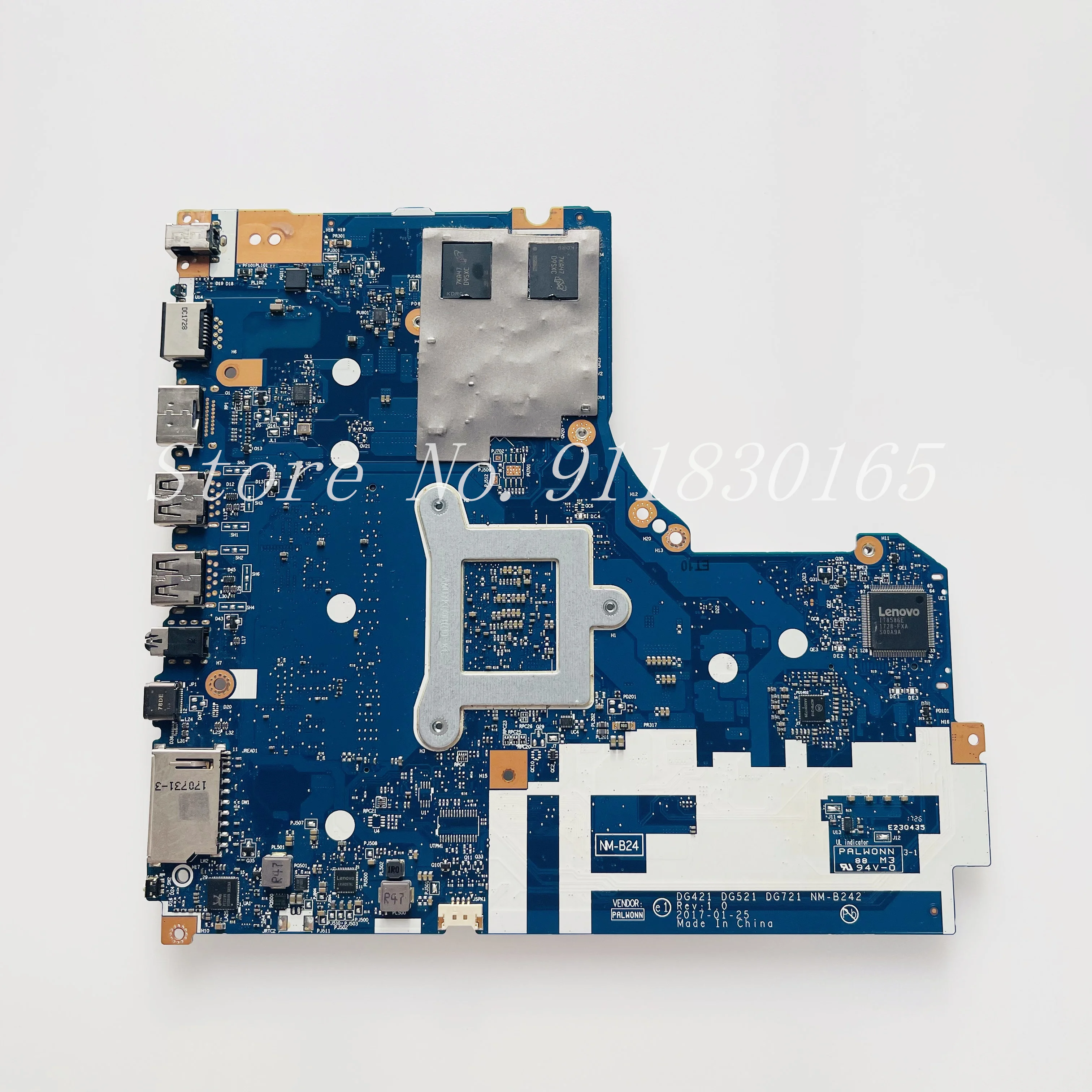 NM-B242 Motherboard For Lenovo 320-15IKB 320-15ISK 330-15IKB 320-17IKB Laptop Motherboard i3 i5 i7 CPU 920MX/940MX GPU 4G-RAM